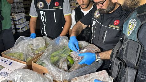 Mersin Limanı’nda ele geçirilen 610 kilogram kokaine ilişkin 3 tutuklama